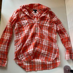 J Crew Quarter Zip/Button Up